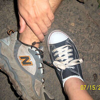 kev's & my shoes tied together marty added shorty after.jpg