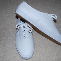 Shiny White Leather Keds 5a.JPG