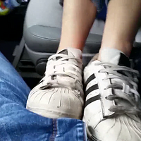 Adidas Superstar Shoejob In A Car.mp4