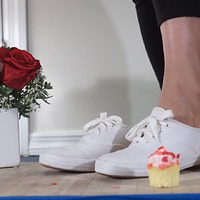 white keds vs valentines day cupcakes crush.mp4