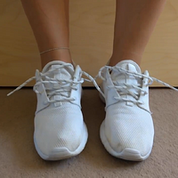 her sexy sweaty nike roshe shoeplay (toe wiggling, dangling, removal).mp4