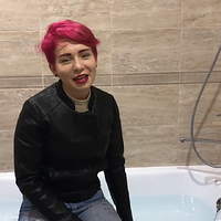 Wetlook Bath With Shoes.mp4