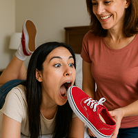 20250523_1608_Sneaker Surprise on Bed_simple_compose_01jvzpdv61f9jrv73xpgtv16tw.png